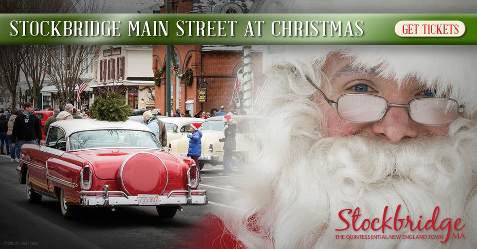 Stockbridge Main Street At Christmas